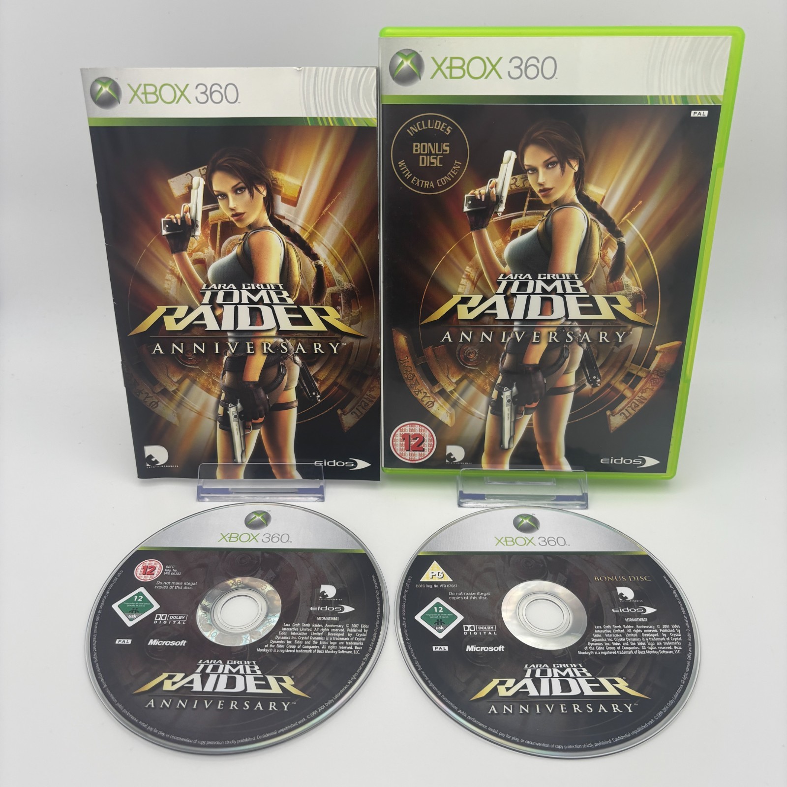 Tomb Raider Anniversary + Bonus (PAL Xbox 360) *Near Mint* *Discs Perfect*
