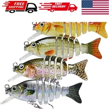 Versatile 2in Jointed Fishing Lures: Perfect for Family Fishing Adventures