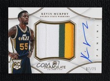 2012-13 Panini Immaculate Premium Signatures 7/75 Kevin Murphy Patch Auto n8q