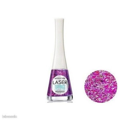 BOURJOIS NAGELLACK MANIKÜRE LASER TOPPINGS FILAMENTE ROSA 9ML 37 Aqua NEU