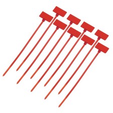 250pcs Marker Cable Zip Ties 6.5" Self-Locking Nylon Labels Zip Tie Red