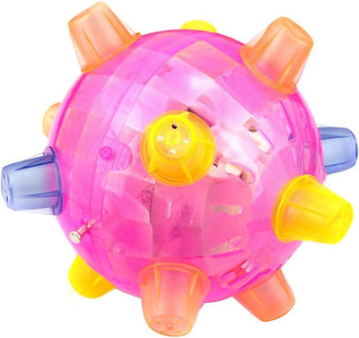 Jumping Activation Ball for Dogs Flashing Ball Light Sounds Jump Automatically