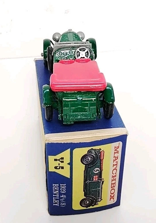 Ventilador Matchbox Y-5 1929 4 1/2 litros Bentley na caixa D2 original VNM - Imagem 3 de 4