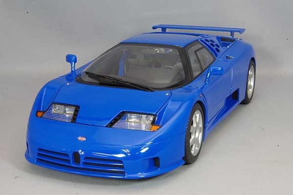 Autoart 70917 1/18 Bugatti EB110 Ss FranzöSisch Rennen Blau Komposit Die Modell-image