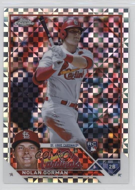 2023 Topps Chrome X-Fractor Nolan Gorman #192 06gz