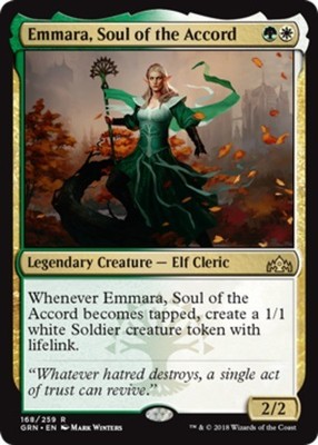 x1 Emmara, Soul of the Accord - Foil R MTG Guilds of Ravnica M/NM, English