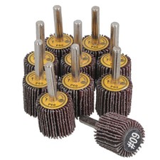 25mm 60 Grit Abrasive Flap Wheel Discs Sanding Rust Removal 6mm Shank