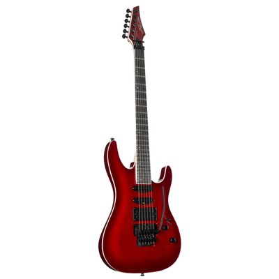 J&D CT90FFM E-Gitarre ST-Style Red Sunburst Lindekorpus Ahornhals 24 Bünde HSS