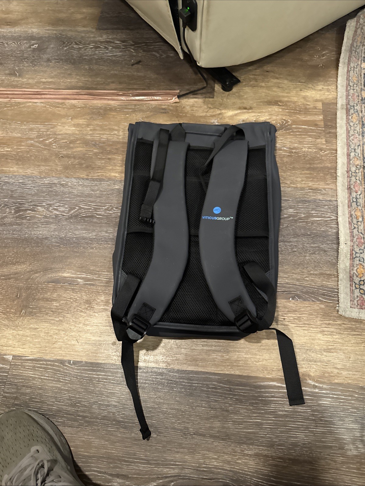 Ellevet Sciences Rolltop Rucksack Waterproof Backpack Black 19" x 12" x 5" A8