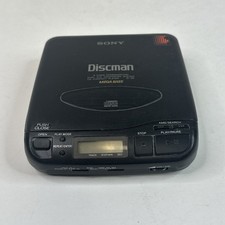 Vintage Sony Discman D-33 Mega Bass Portable CD Compact Disc Player - For Parts