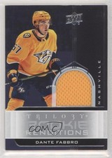 2019-20 Upper Deck Trilogy Rookie Renditions Silver Foil Jersey Dante Fabbro ez4