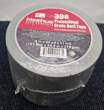 Nashua 398 Professional Grade Duct Tape, 4 in x 60 yd x 11mil - Gray
