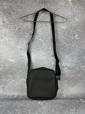 Lacoste Crossbody Shoulder Bag Black AdjustableStrap Minimalist Messenger Bag