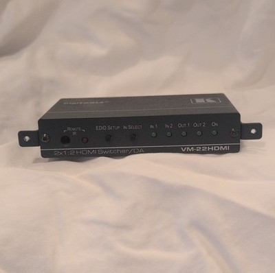 Kramer VM-22HDMI HDMI Switcher 5V DC 910mA Model VM-22HDMI