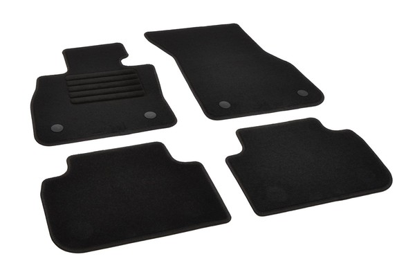 Passgenaue Schwarze Textilmatten Geeignet FüR BMW Serie 2 Gran Coupe Ab 2020-image