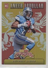 2015 Panini Rookies & Stars Crusade Rookies Red 26/99 Ameer Abdullah #CR16 4r3