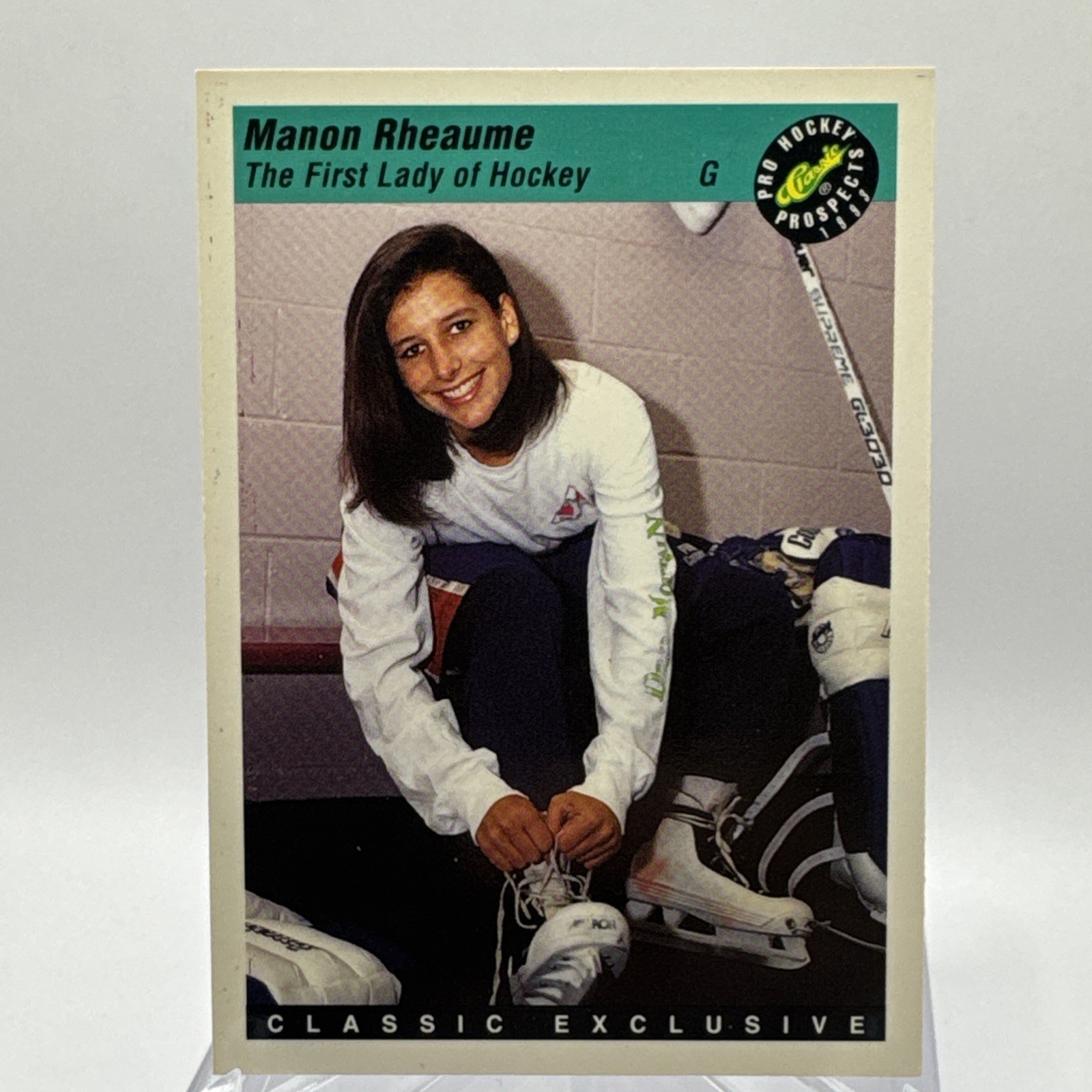 1993 Classic Pro Hockey Prospects - Manon Rheaume #3 (RC)