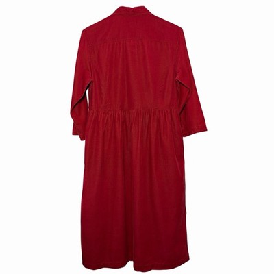 red corduroy dress womens Hope of It All Dress-Rust