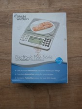 Weight Watchers Electronic Food Scale w/ PointsPlus Values Database NEW Open Box