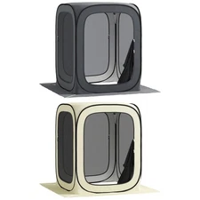 Outsunny 6' x 6' Pop Up Screen Tent, UPF50+ Camping Gazebo w/ Carry Bag