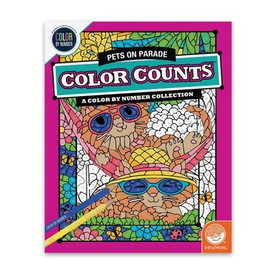 Color by Number Color Counts Coloring Book (Pets on Parade) - Activity Book f...