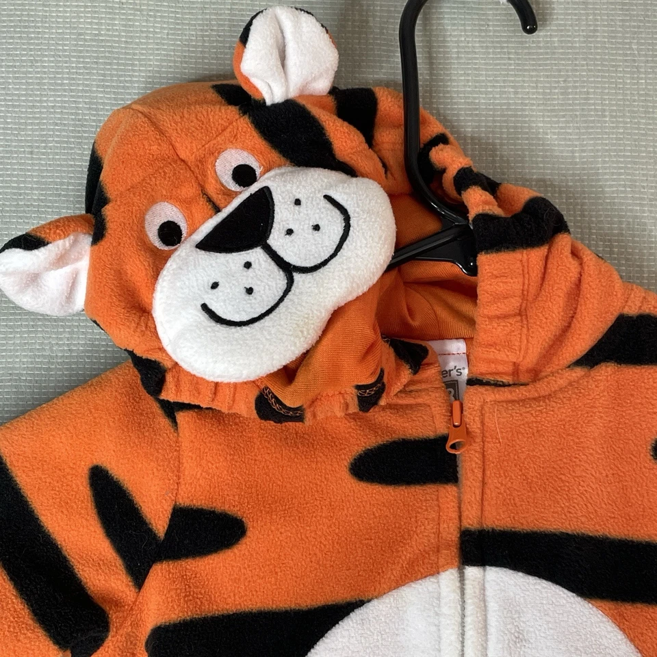 Disfraz de Halloween Carters Talla 6-9 meses 2 piezas Tigre Capucha Top y Pantalones Foto 2 de 4