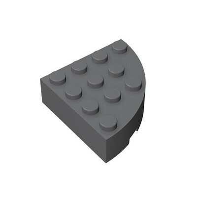 20 Pieces of Part 2577 Brick Round Corner 4 x 4 Full Brick 100% Compatible NEW