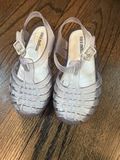 Mini Melissa Possession Fisherman Sandal Clear Little Girls Sz 8c