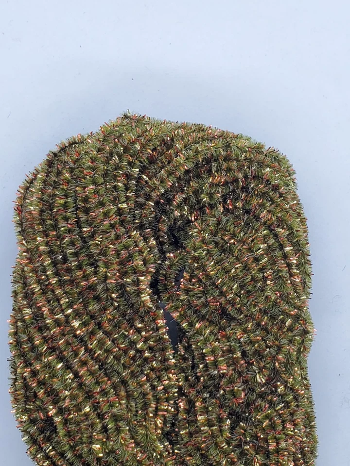 EXCELSIOR OLIVE New Age Chenille 4 Yard Pack Size #2 Medium Fly & Jig Tying