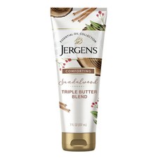 Jergens Sandalwood Body Butter Lotion, Moisturizer 7 Fl Oz Pack of 1 , White