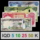 Iraqi Dinar 5K 10K 25K 50K IQD 50000 25000 10000 5000 Set of 4 Banknotes UNC