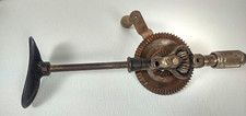 Vintage Stanley Breast Drill Egg Beater No. 743 Made In USA 16" READ