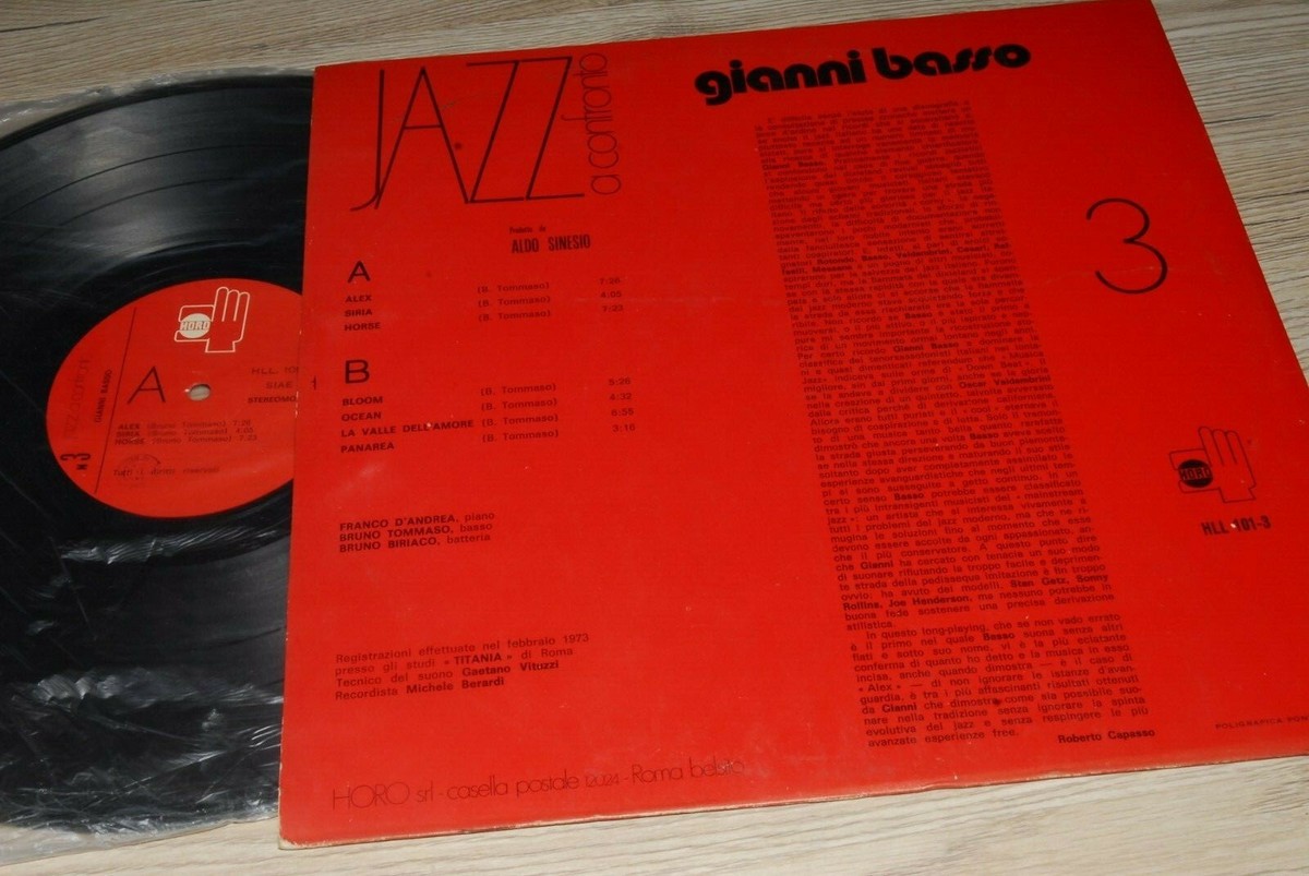 GIANNI BASSO jazz a confronto PRIMA STAMPA JAZZ LP | eBay