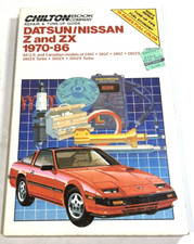 Chiltons 6932 Datsunnissan Z And Zx 1970-86 Repair And Tune-up Guide