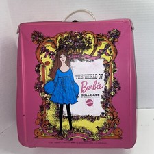 Vintage 1968 The World of Barbie Doll Case Pink Mattel USA F