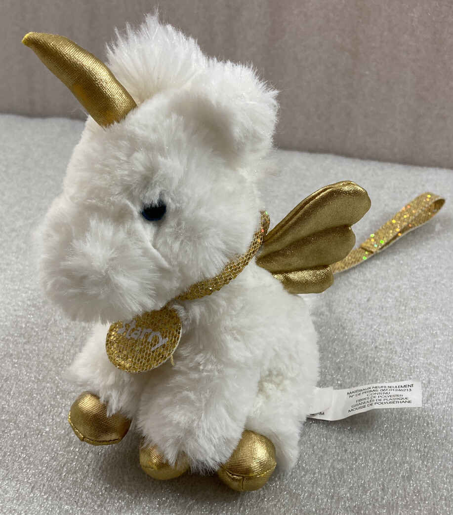 Baby Unicorn STARRY White Gold w/Leash 5