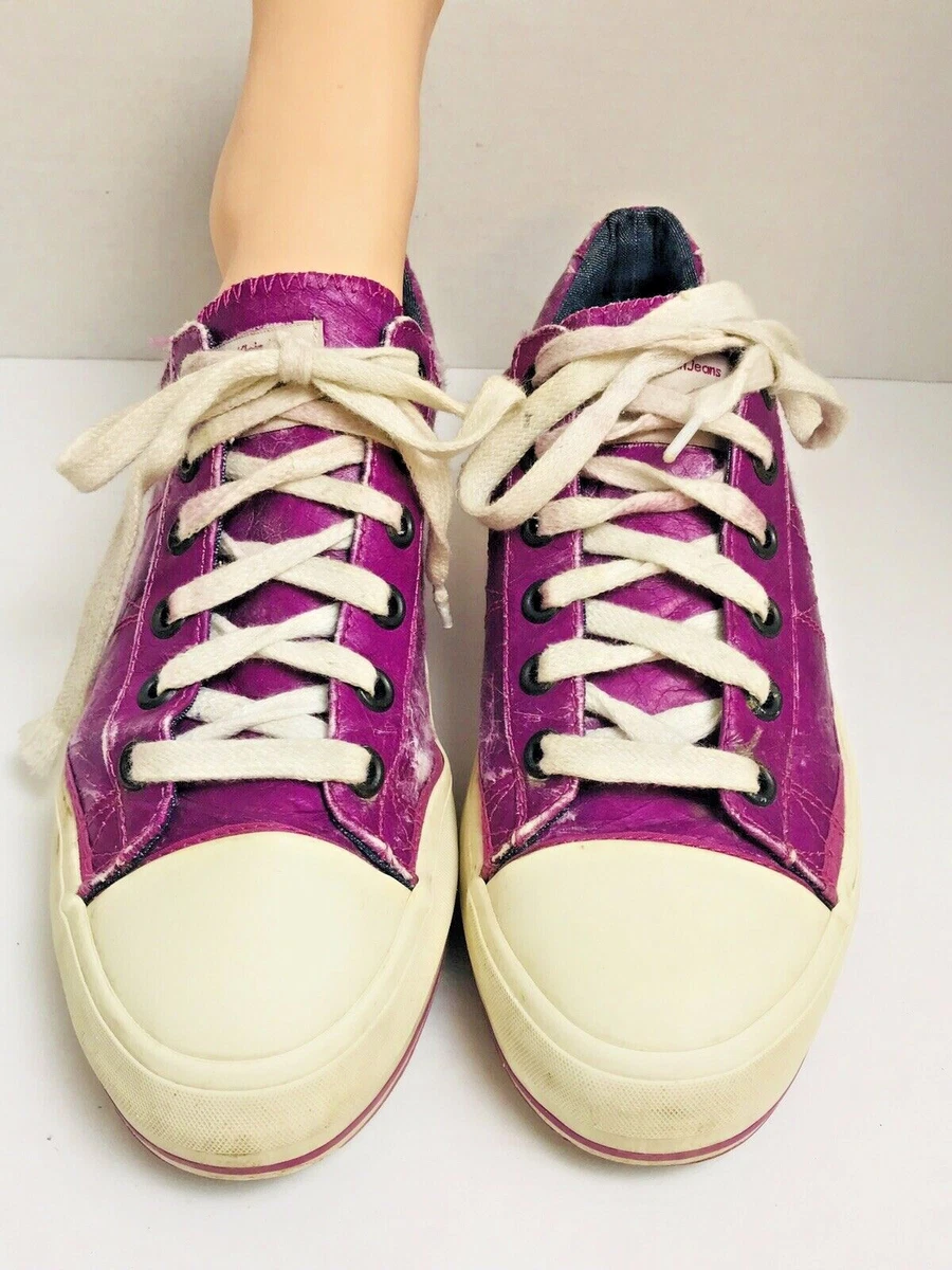 CALVIN KLEIN JEANS GESSIE WOMEN'S SNEAKERS DESTRESSED 8.5 |