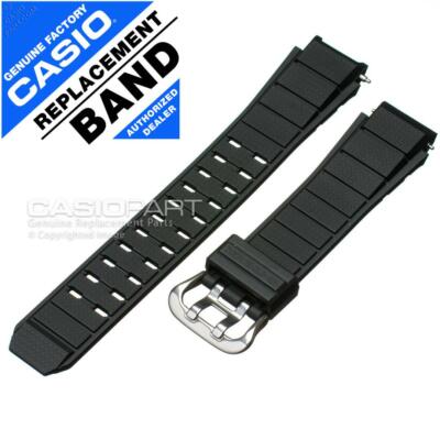 GENUINE CASIO Black Rubber Watch Band for G-STEEL GST-B300 GST