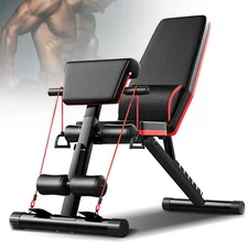Foldable Dumbbell Bench Weight Training Fitness Incline Bench Adjustable Workout