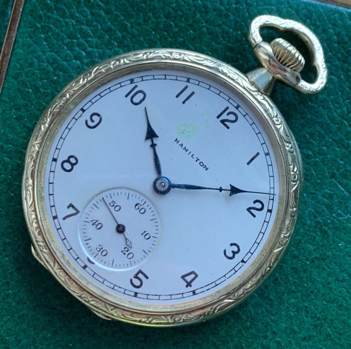 Hamilton 910 pocket best sale watch