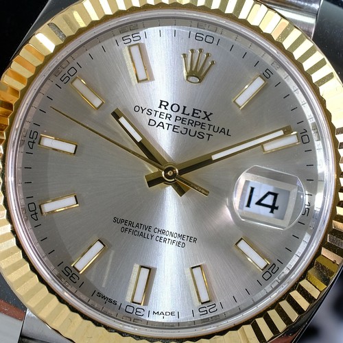 Rolex Datejust 41 18k Gold/Steel Silver 