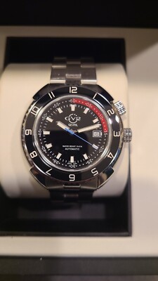 GV2 Gevril 42402 Squalo Swiss Mens Watch Automatic LIMITED EDITION