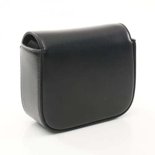 CELINE Mini-Claude Triomphe Shoulder Bag 10I513 leather Black Used Crossbody