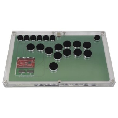 All Buttons Hitbox Style Arcade Game Console Joystick Transparent Fight Stick