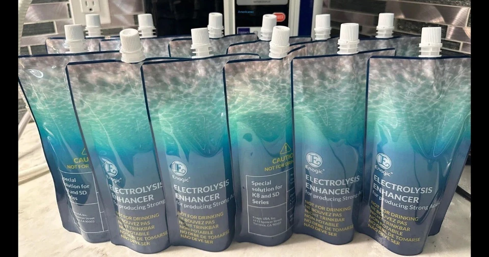12 potenciadores de electrólisis enágica para Leveluk Kangen K8, SD501, platino y solución Foto 2 de 2