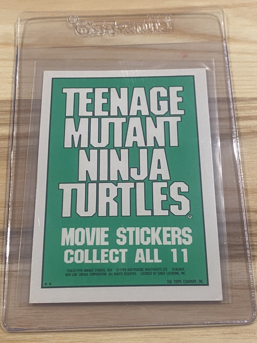 1990 Topps Teenage Mutant Ninja Turtles SHREDDER Sticker Card # 2