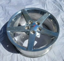 05-07 Chevy Corvette Staggered 18x8.5 19x10 Polished Qg7 Wheel Set