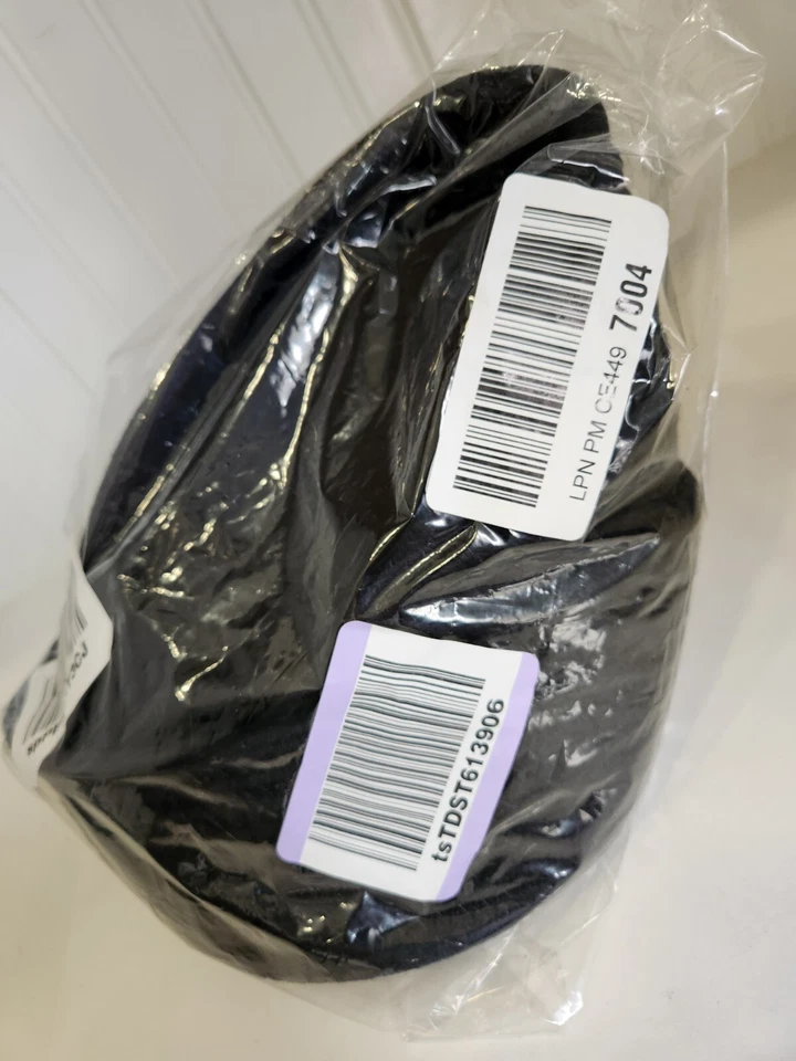 Paquete de 2 cestas tejidas negras, almacenamiento de cuerda de algodón pequeño natural lindas decoraciones redondas Foto 4 de 4