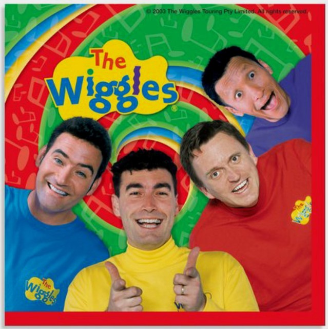 The Wiggles Birthday Party Supplies Nakins 10 x 10 New Factory Sealed