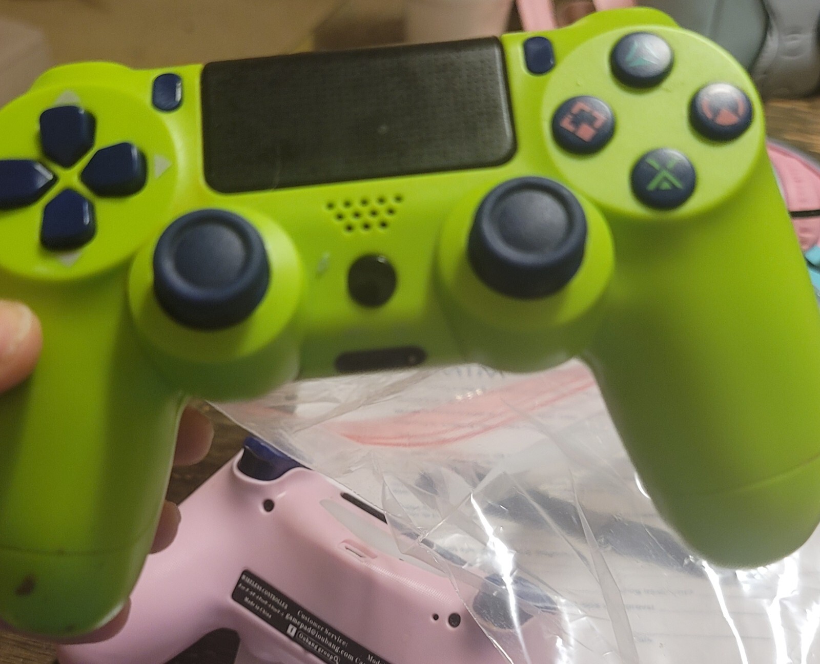 ps4 controller, unbranded, 2, pink, green, playstation 4 eBay